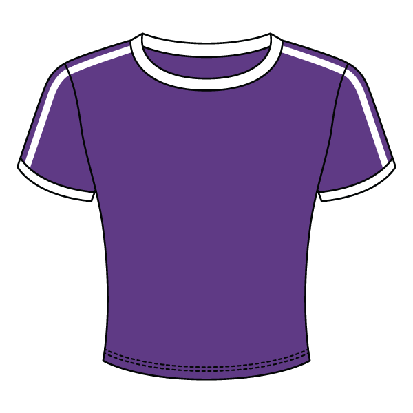 Ringer Tee with Shoulder Stripes - The Collegiate Lineup