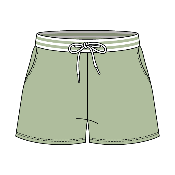 Women's Retro Fleece Shorts