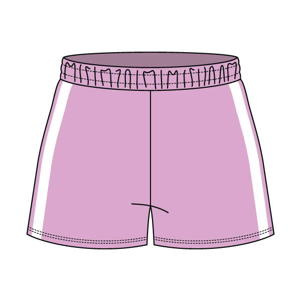 Women's Fleece Track Shorts