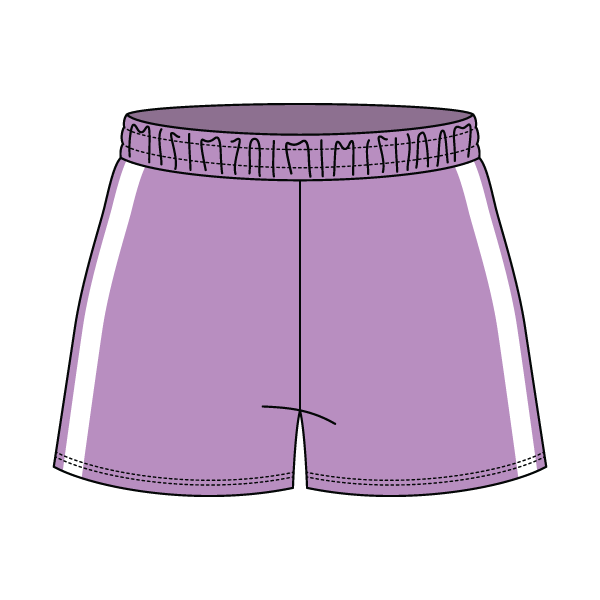 Women's Fleece Track Shorts