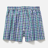 Women's Gingham Shorts with Patch - The Collegiate Lineup