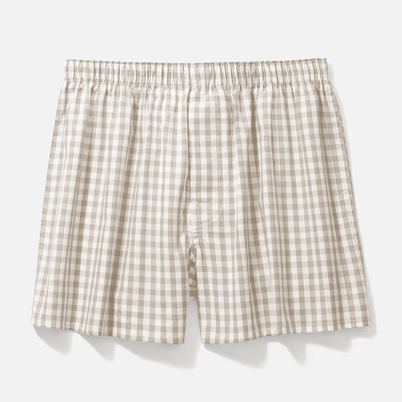 Women's Gingham Shorts with Patch - The Collegiate Lineup