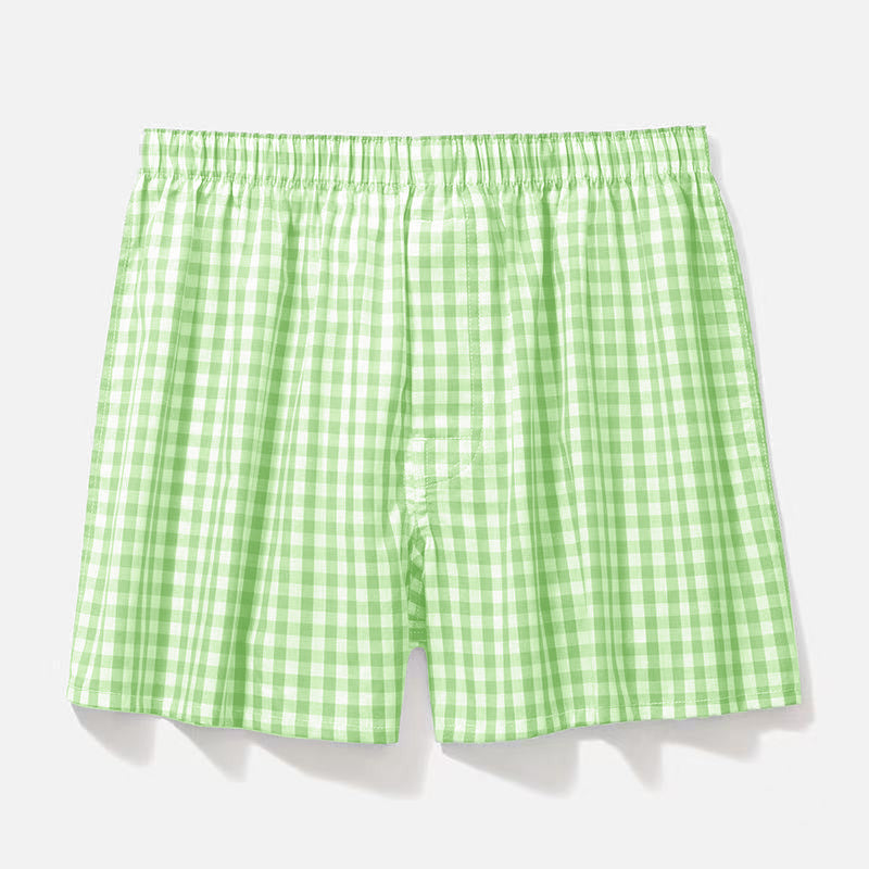 Women's Gingham Shorts with Patch - The Collegiate Lineup