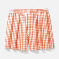 Women's Gingham Shorts with Patch - The Collegiate Lineup