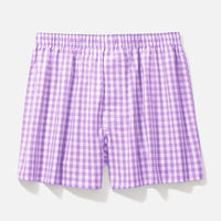 Women's Gingham Shorts with Patch - The Collegiate Lineup