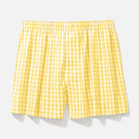 Women's Gingham Shorts with Patch - The Collegiate Lineup