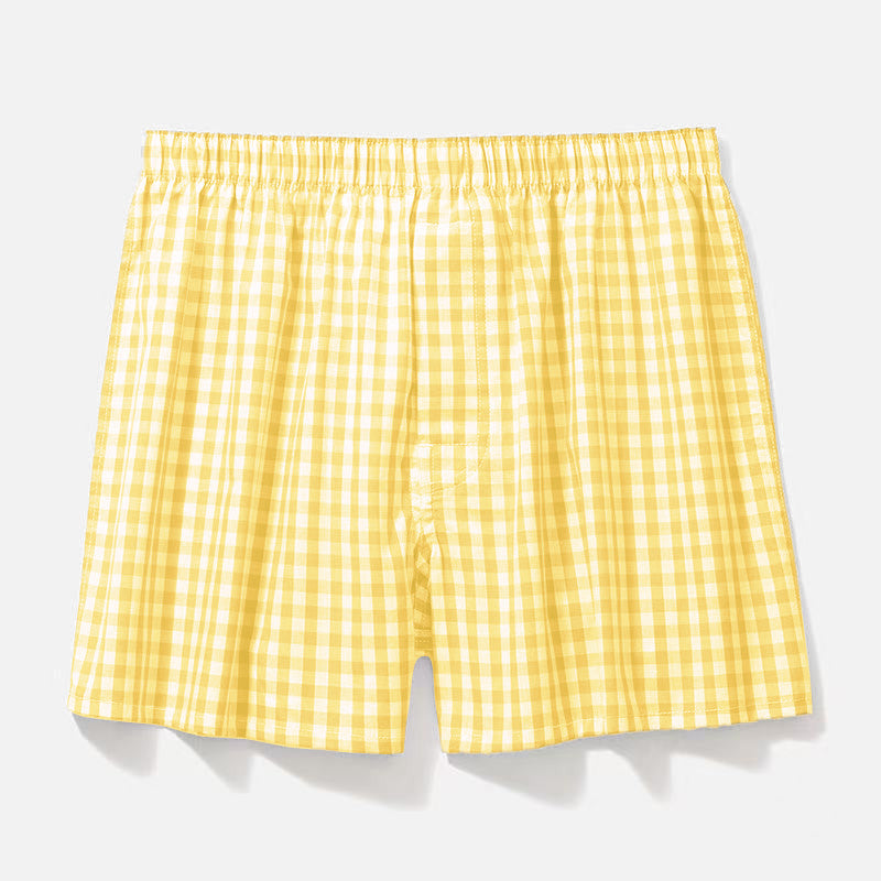 Women's Gingham Shorts with Patch - The Collegiate Lineup