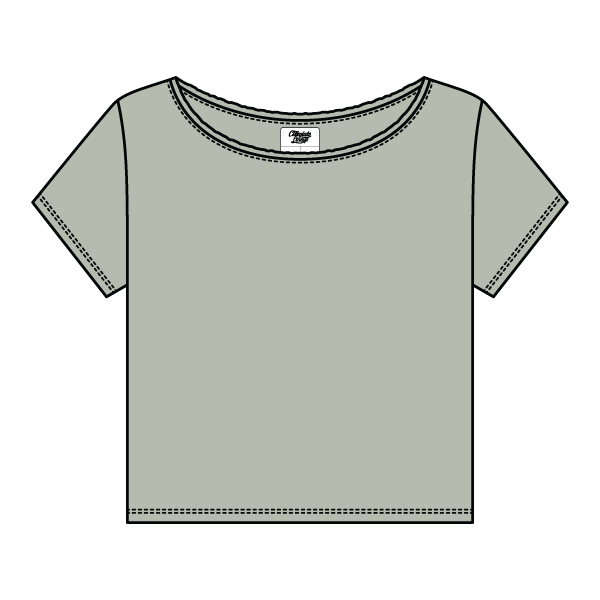 Women's Off-Shoulder T-Shirt - The Collegiate Lineup