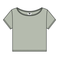 Women's Off-Shoulder T-Shirt - The Collegiate Lineup