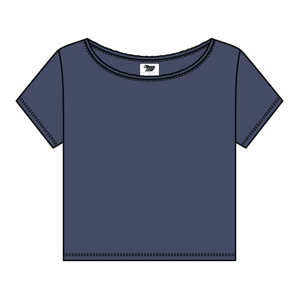 Women's Off-Shoulder T-Shirt - The Collegiate Lineup
