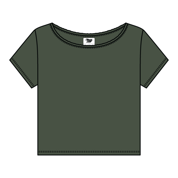 Women's Off-Shoulder T-Shirt - The Collegiate Lineup