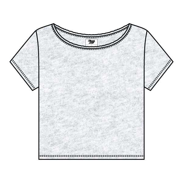Women's Off-Shoulder T-Shirt - The Collegiate Lineup