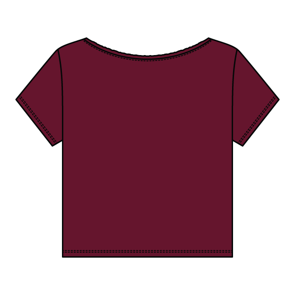 Women's Off-Shoulder T-Shirt - The Collegiate Lineup