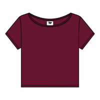 Women's Off-Shoulder T-Shirt - The Collegiate Lineup