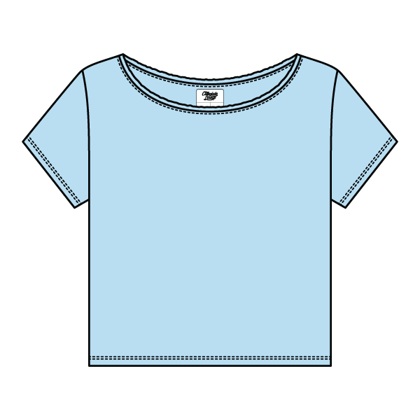 Women's Off-Shoulder T-Shirt - The Collegiate Lineup