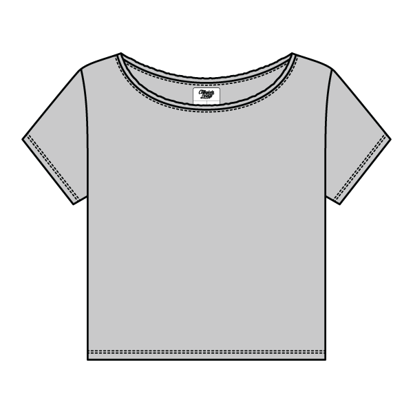 Women's Off-Shoulder T-Shirt - The Collegiate Lineup