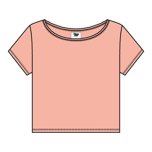 Women's Off-Shoulder T-Shirt - The Collegiate Lineup