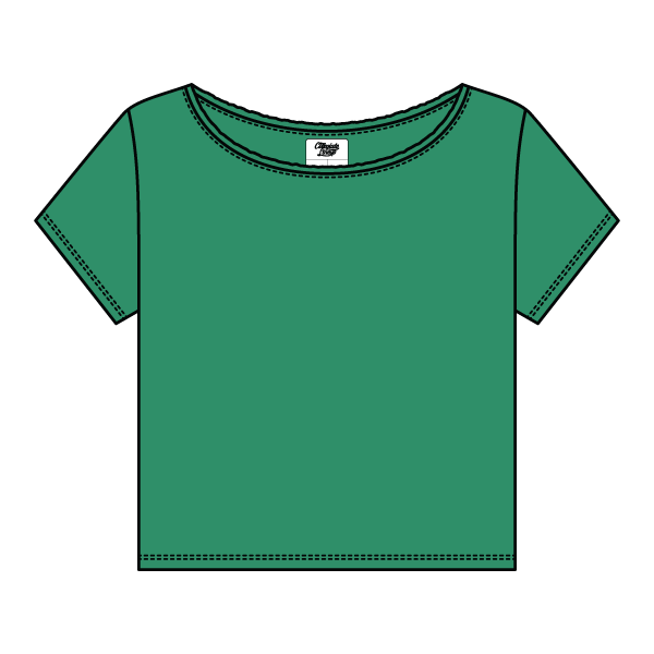 Women's Off-Shoulder T-Shirt - The Collegiate Lineup