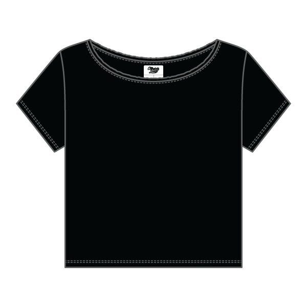 Women's Off-Shoulder T-Shirt - The Collegiate Lineup