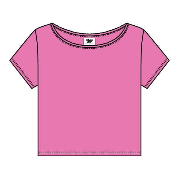 Women's Off-Shoulder T-Shirt - The Collegiate Lineup