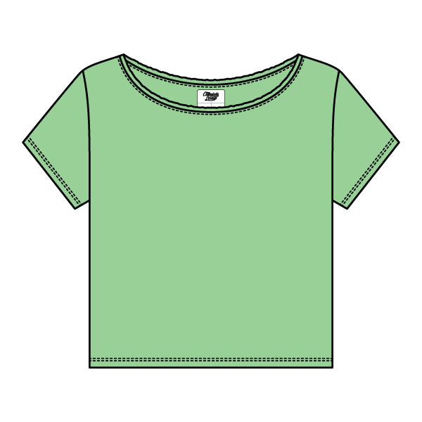 Women's Off-Shoulder T-Shirt - The Collegiate Lineup