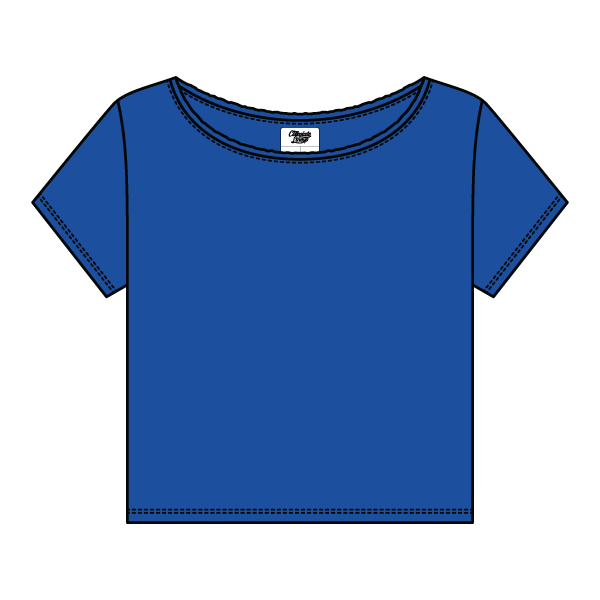 Women's Off-Shoulder T-Shirt - The Collegiate Lineup