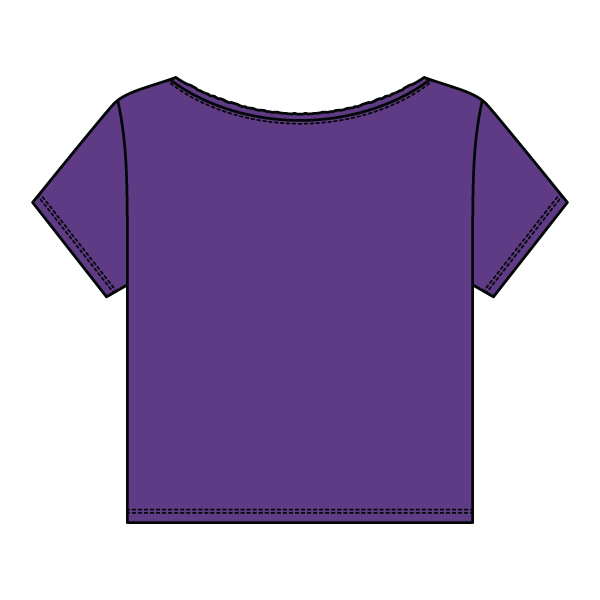 Women's Off-Shoulder T-Shirt - The Collegiate Lineup