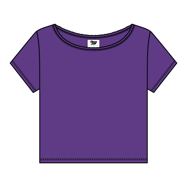 Women's Off-Shoulder T-Shirt - The Collegiate Lineup