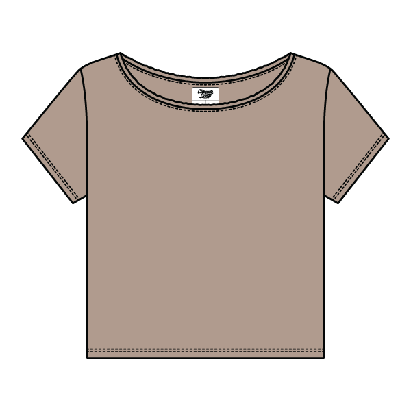Women's Off-Shoulder T-Shirt - The Collegiate Lineup