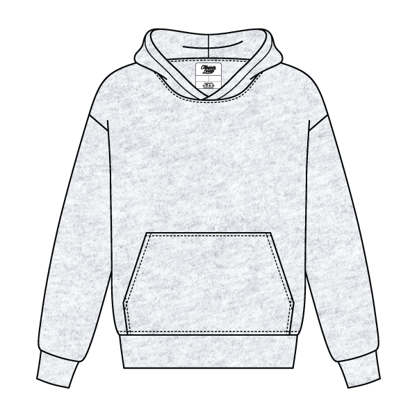 Unisex Heavy Fleece Hoodie Sweatshirt
