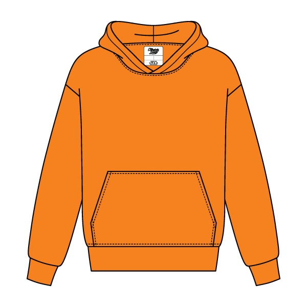 Unisex Heavy Fleece Hoodie Sweatshirt