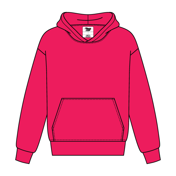 Unisex Heavy Fleece Hoodie Sweatshirt