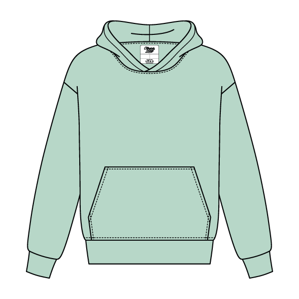 Unisex Heavy Fleece Hoodie Sweatshirt
