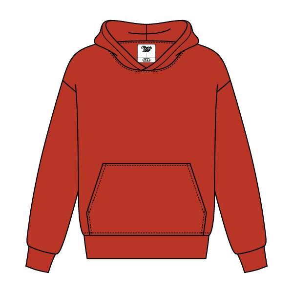 Unisex Heavy Fleece Hoodie Sweatshirt