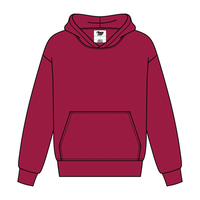 Unisex Heavy Fleece Hoodie Sweatshirt