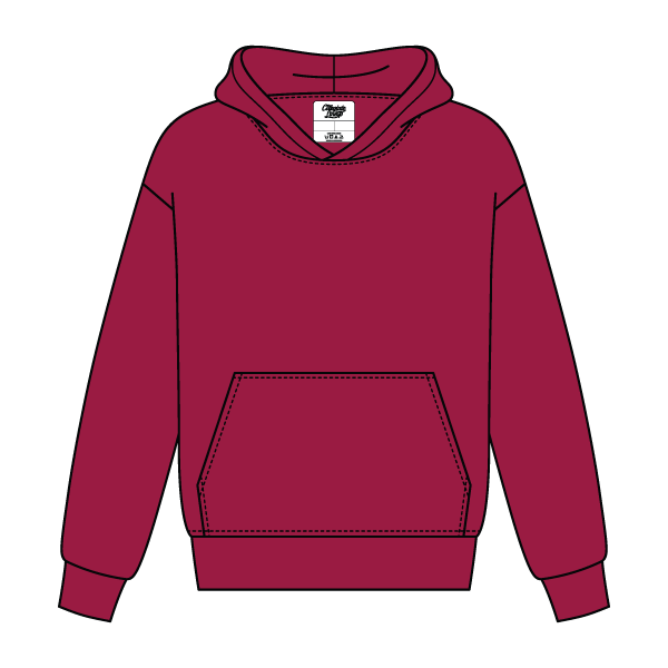 Unisex Heavy Fleece Hoodie Sweatshirt
