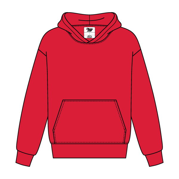 Unisex Heavy Fleece Hoodie Sweatshirt