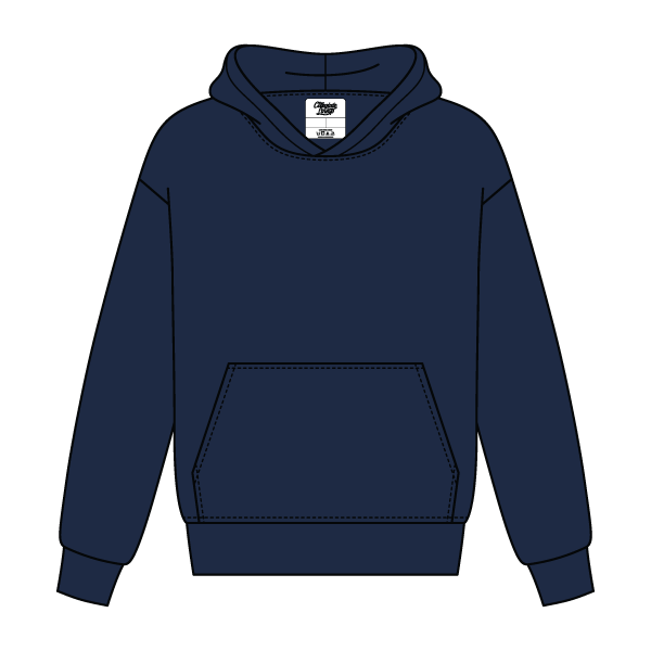 Unisex Heavy Fleece Hoodie Sweatshirt