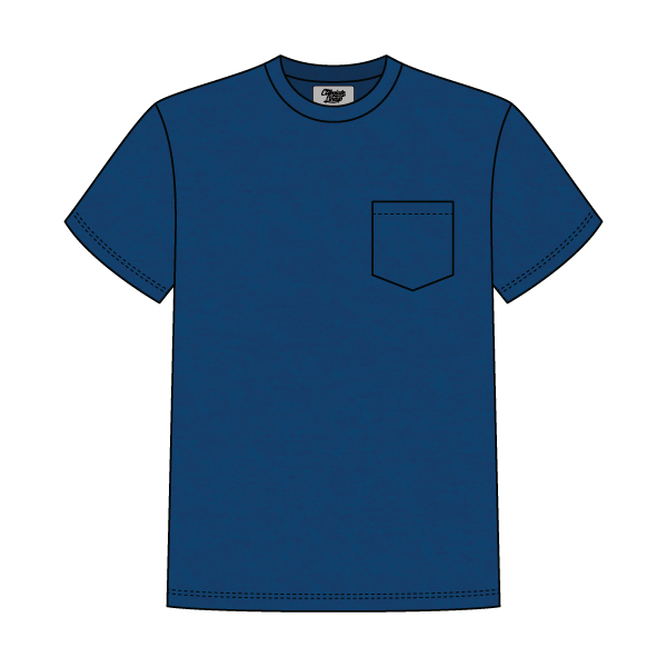 Unisex Basic Crewneck T-Shirt with Pocket - The Collegiate Lineup