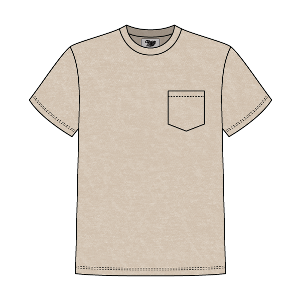 Unisex Basic Crewneck T-Shirt with Pocket - The Collegiate Lineup