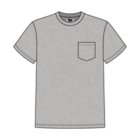 Unisex Basic Crewneck T-Shirt with Pocket - The Collegiate Lineup
