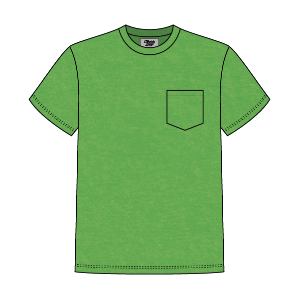Unisex Basic Crewneck T-Shirt with Pocket - The Collegiate Lineup