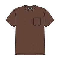Unisex Basic Crewneck T-Shirt with Pocket - The Collegiate Lineup
