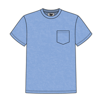 Unisex Basic Crewneck T-Shirt with Pocket - The Collegiate Lineup