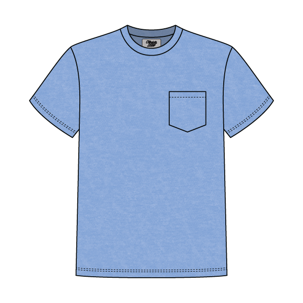 Unisex Basic Crewneck T-Shirt with Pocket - The Collegiate Lineup