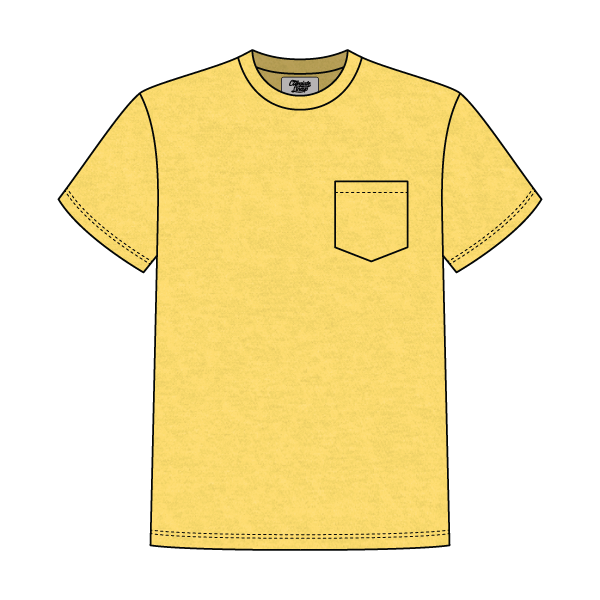 Unisex Basic Crewneck T-Shirt with Pocket - The Collegiate Lineup