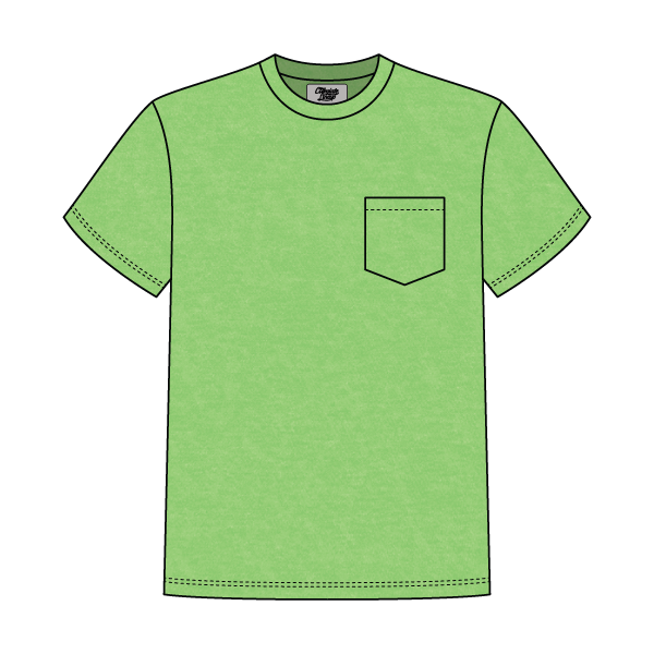 Unisex Basic Crewneck T-Shirt with Pocket - The Collegiate Lineup