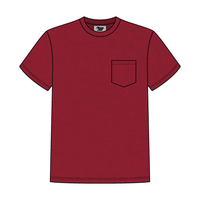 Unisex Basic Crewneck T-Shirt with Pocket - The Collegiate Lineup