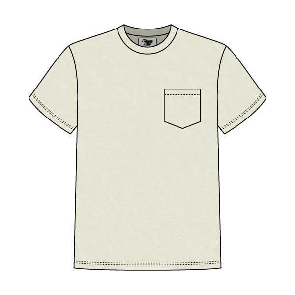Unisex Basic Crewneck T-Shirt with Pocket - The Collegiate Lineup