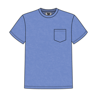 Unisex Basic Crewneck T-Shirt with Pocket - The Collegiate Lineup